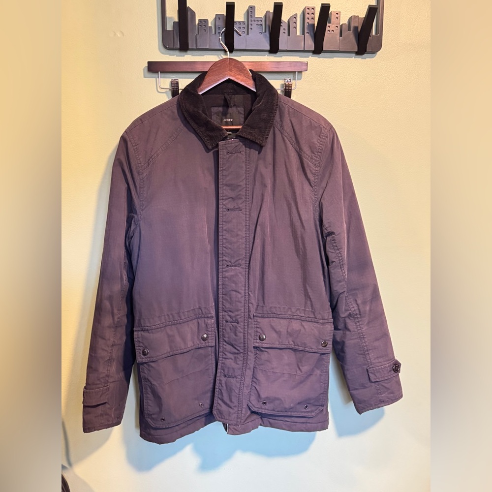 J.Crew Mens Lined Field Jacket in Navy Blue
